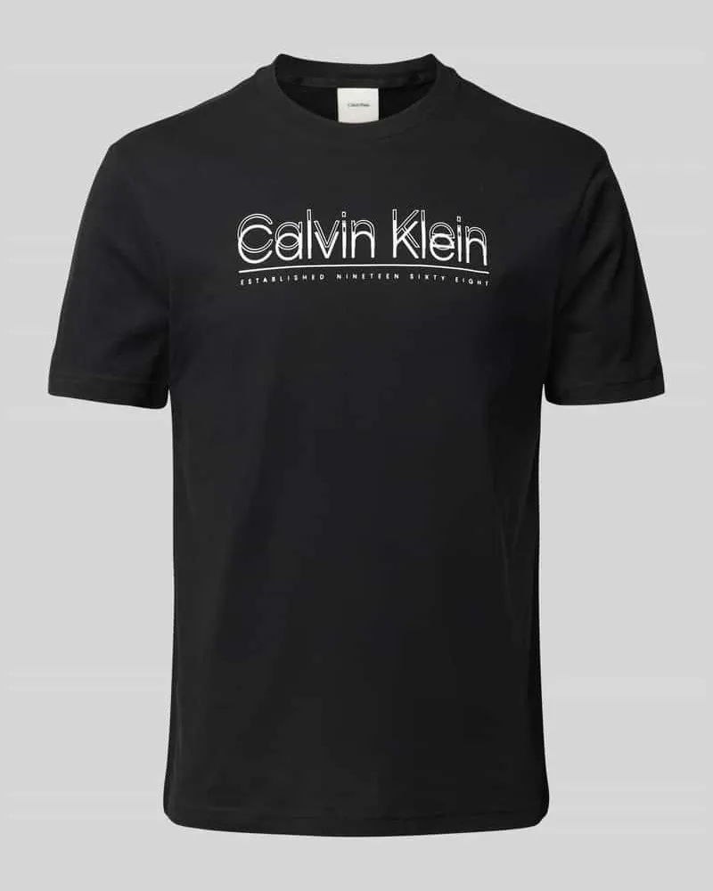 Calvin Klein T-Shirt mit Label-Print 