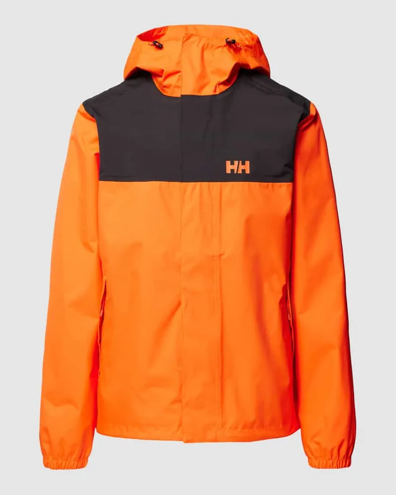 Helly Hansen Jacke mit Label-Stitching Orange