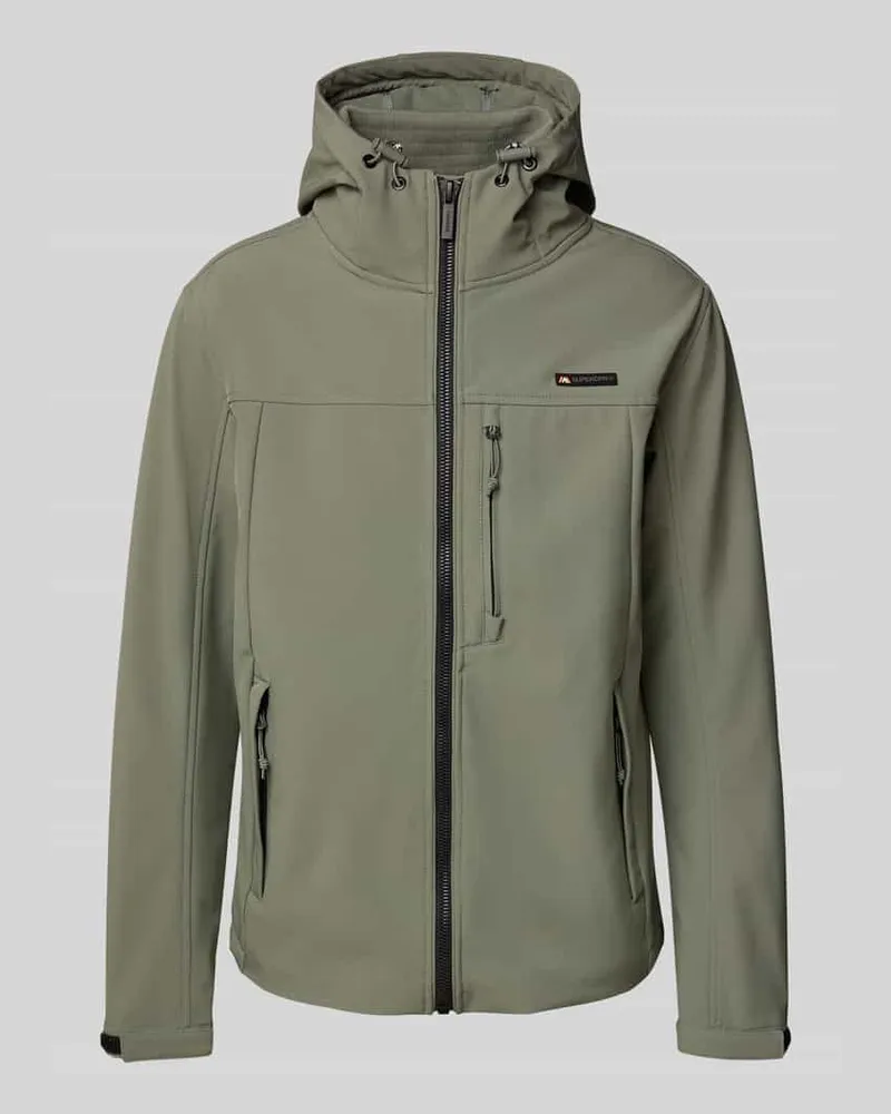 Superdry. Softshell-Jacke mit Reißverschlusstaschen 