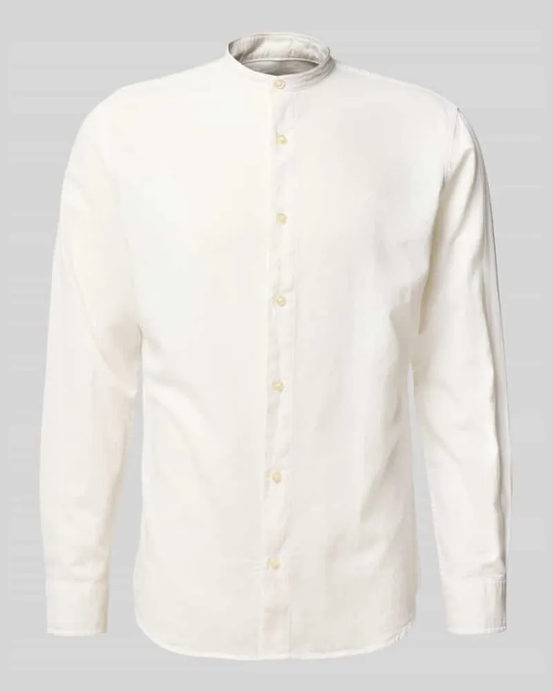Jack & Jones Slim Fit Freizeithemd mit Leinen-Anteil Modell 'BREEZE 