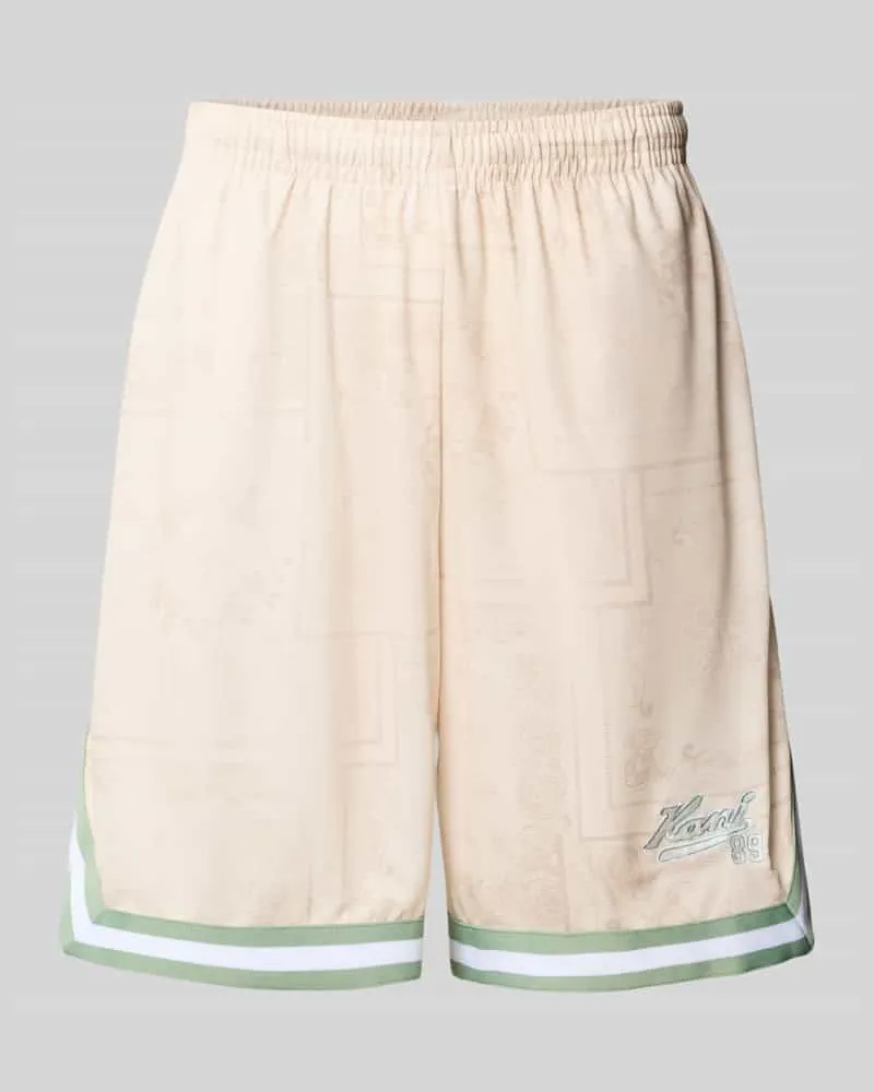 Karl Kani Regular Fit Sweatshorts mit Label-Stitching Modell 'Varsity 