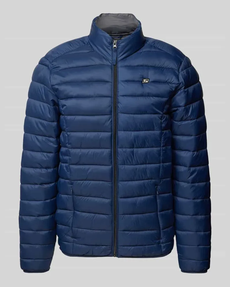 Blend Steppjacke mit Reißverschlusstaschen Modell 'Romsey Marine