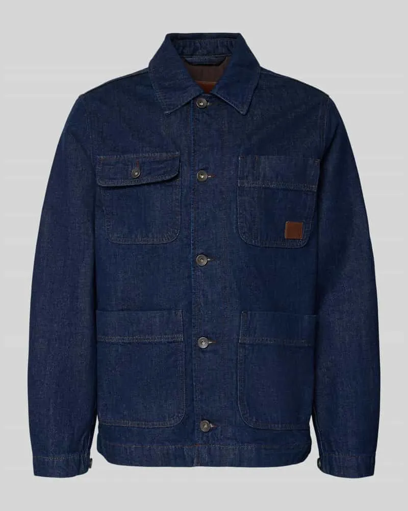 Gant Regular Fit Jeansjacke aus reiner Baumwolle Modell 'WORK Jeansblau