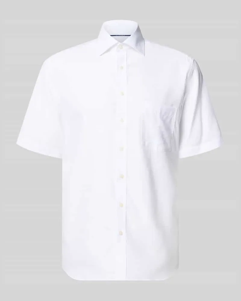 Eterna Modern Fit Business-Hemd mit Kentkragen Weiss
