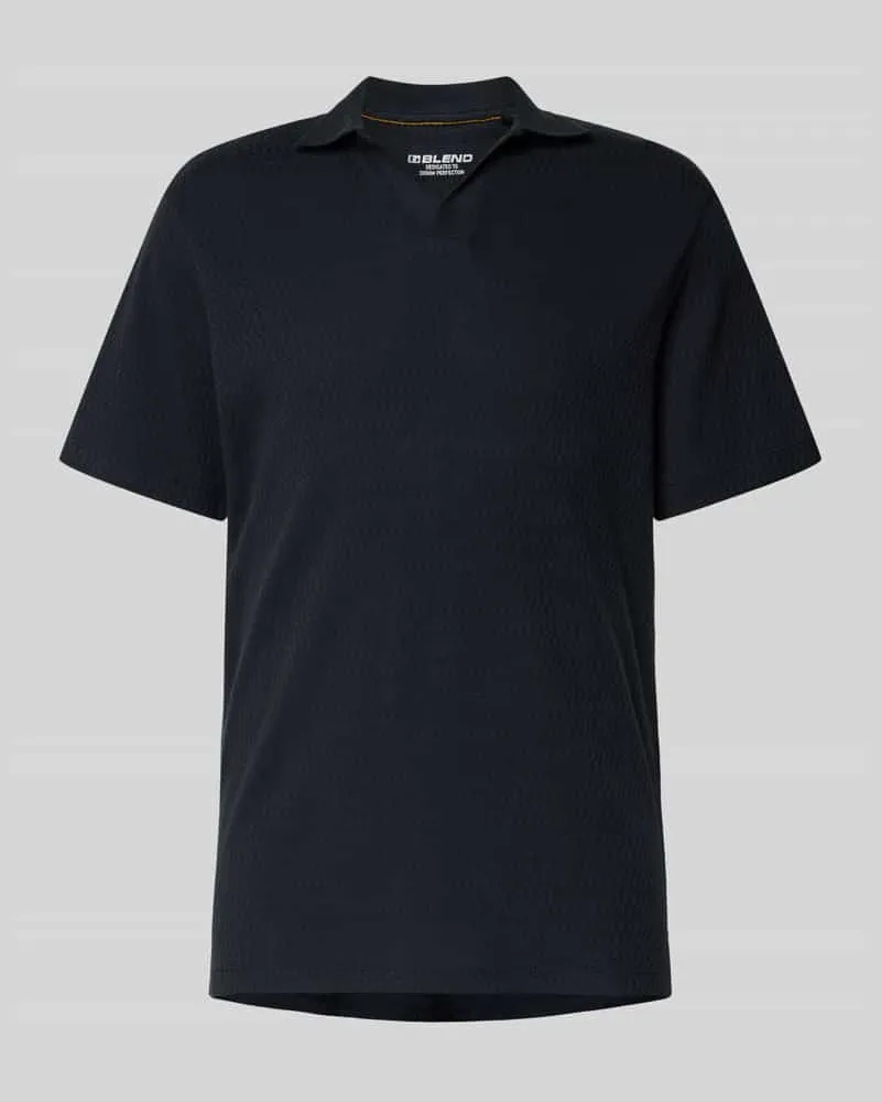 Blend Slim Fit Poloshirt mit Strukturmuster 