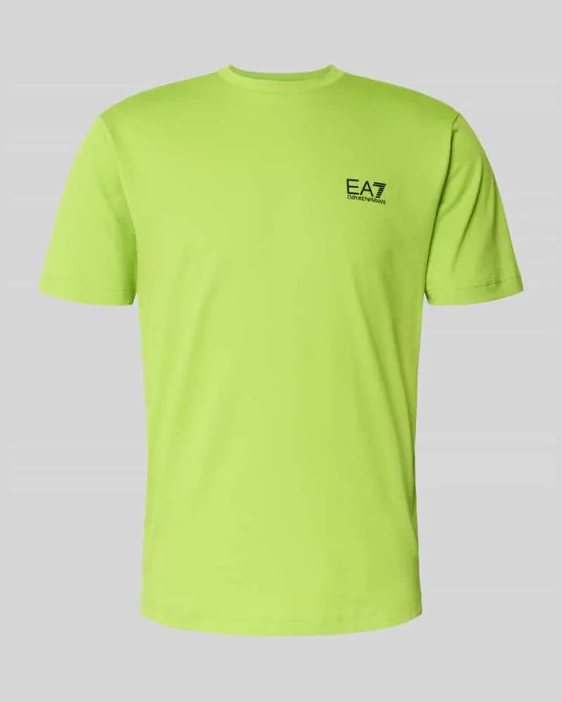 EA7 T-Shirt mit Label-Print 