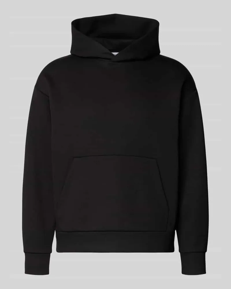 Jack & Jones Relaxed Fit Hoodie mit Baumwoll-Anteil Modell 'Barron Black