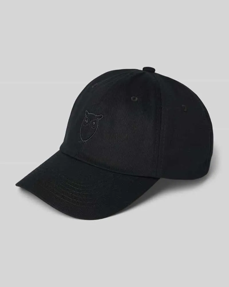 Knowledge Cotton Apparel Basecap mit Motiv-Stitching 