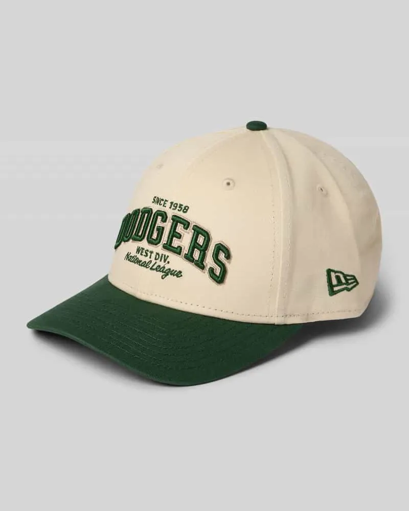 New Era Baseball Cap mit Motiv-Stitching Modell '9FORTY Gruen