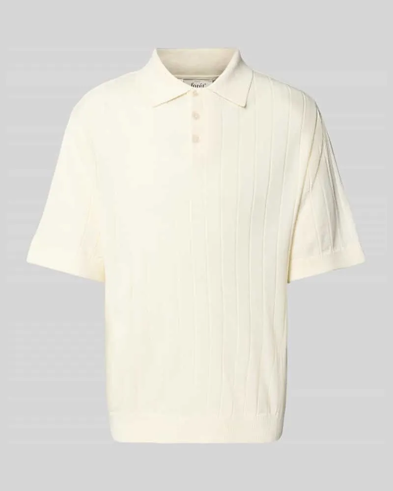 forét Poloshirt mit gerippten Abschlüssen Modell 'ASTERN 