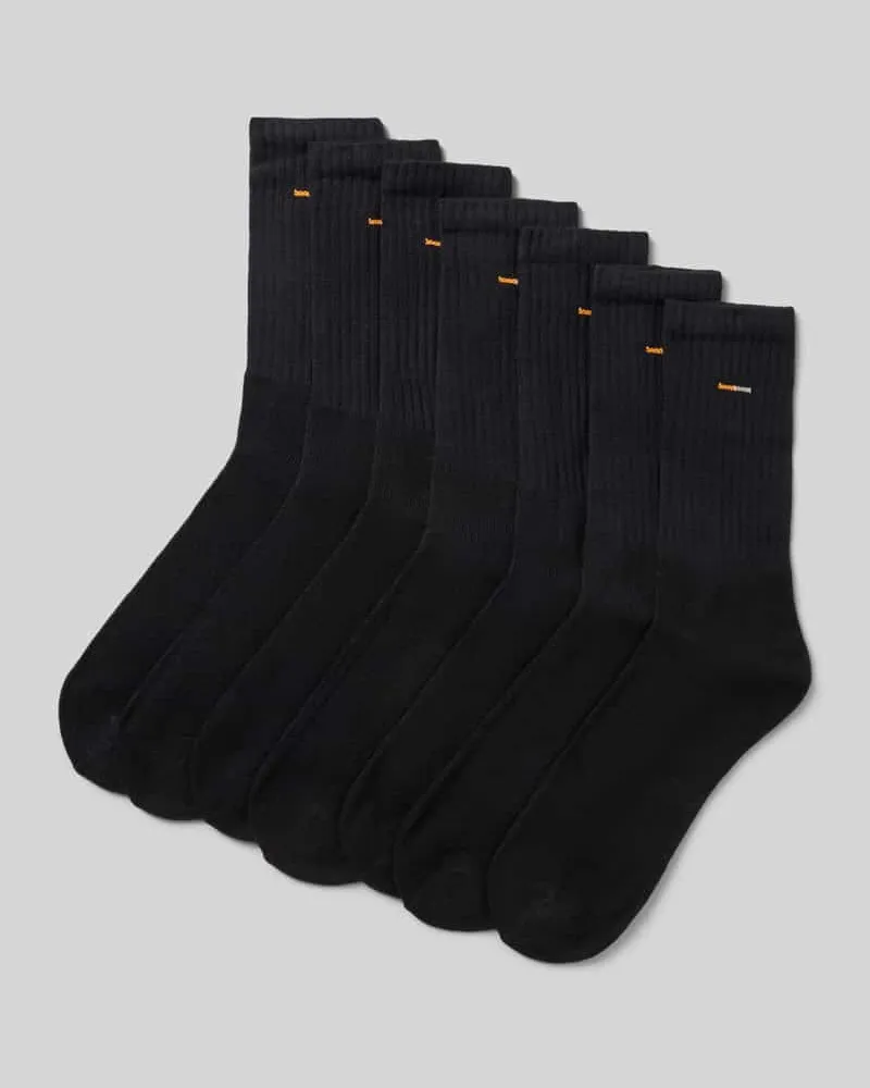 Camano Socken mit Label-Print Black