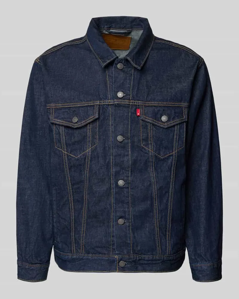 Levi's Relaxed Fit Jeansjacke aus reiner Baumwolle Dunkelblau