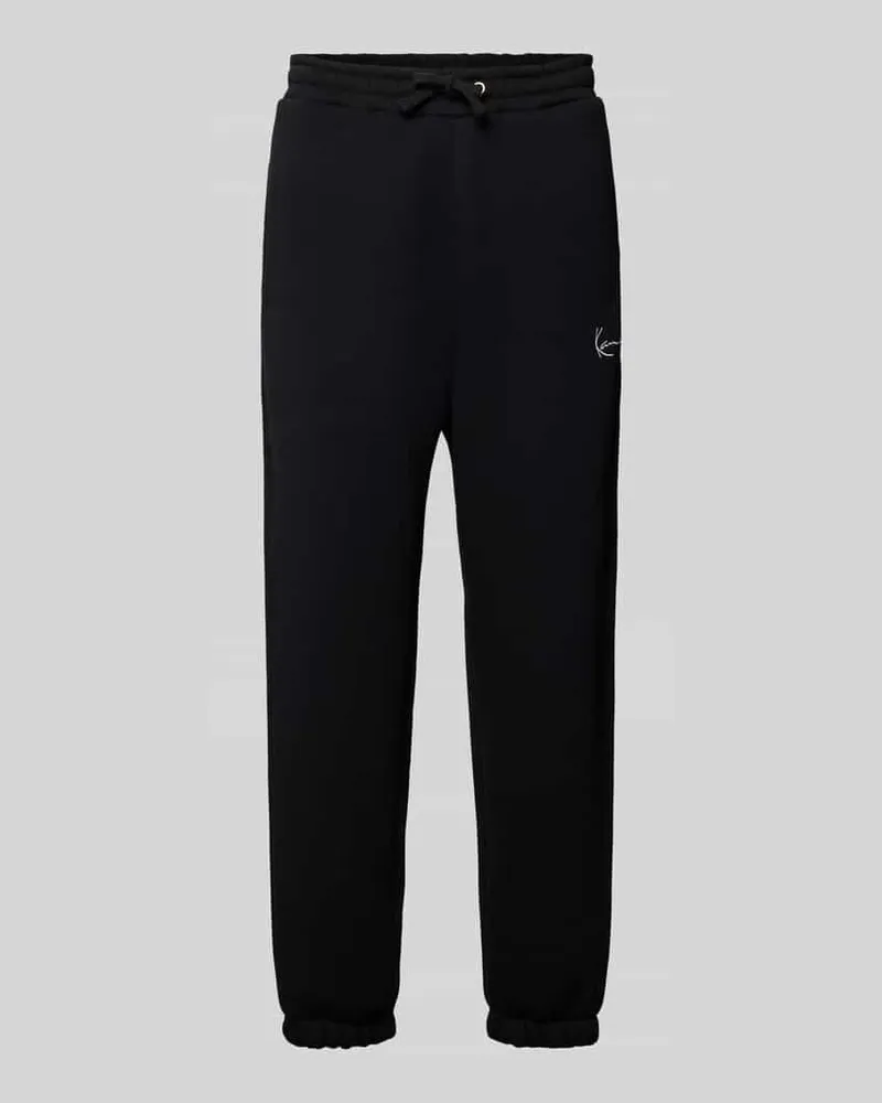 Karl Kani Regular Fit Sweatpants mit Logo-Stitching Modell 'Signature 