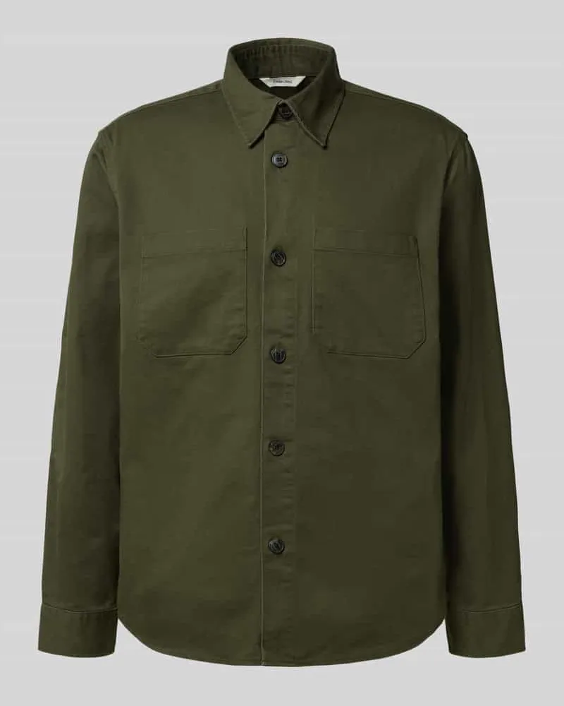 Selected Homme Regular Fit Hemdjacke aus reiner Baumwolle Modell TRAVIS 