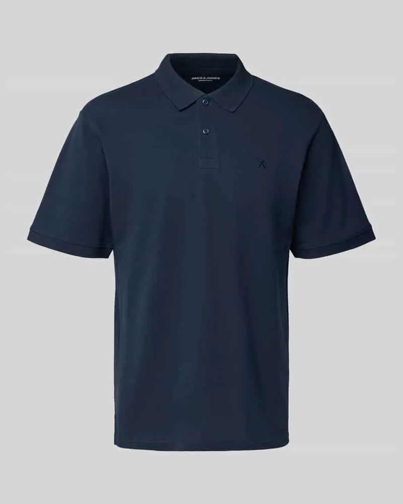 Jack & Jones Poloshirt mit kurzer Knopfleiste 