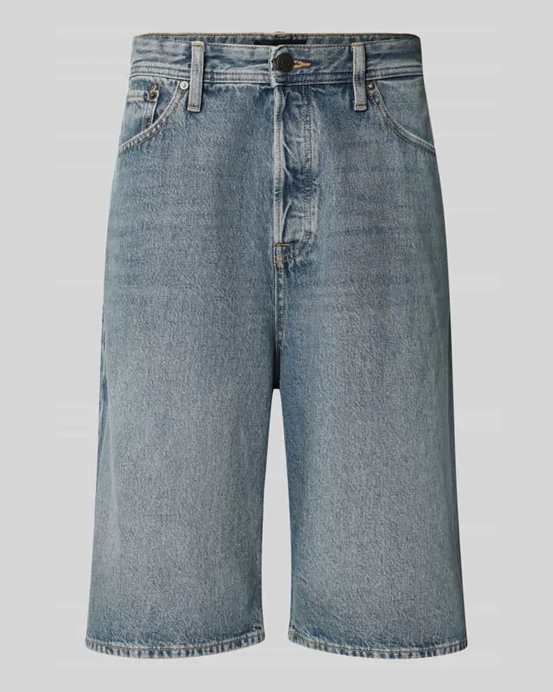 Jack & Jones Extra Baggy Fit Bermudas Modell 'IRON Jeansblau