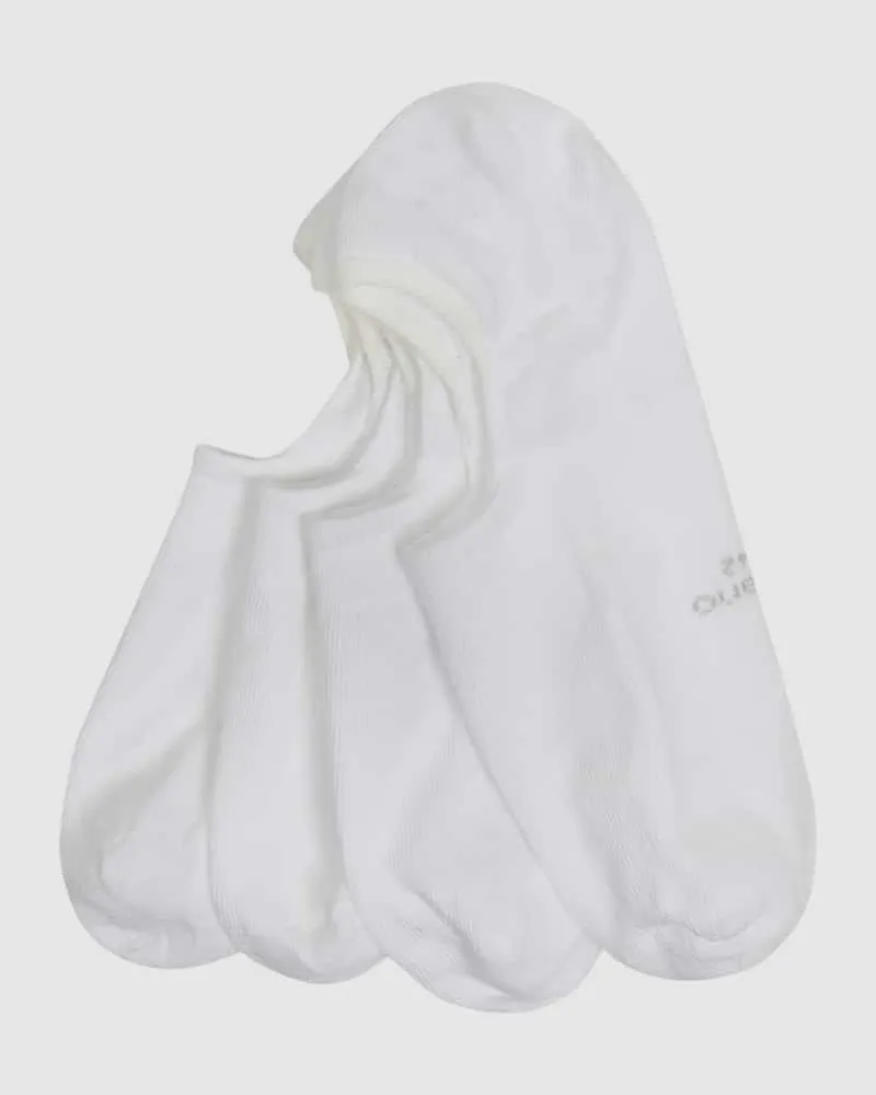 Camano Füßlinge im unifarbenen Design im 2er-Pack 