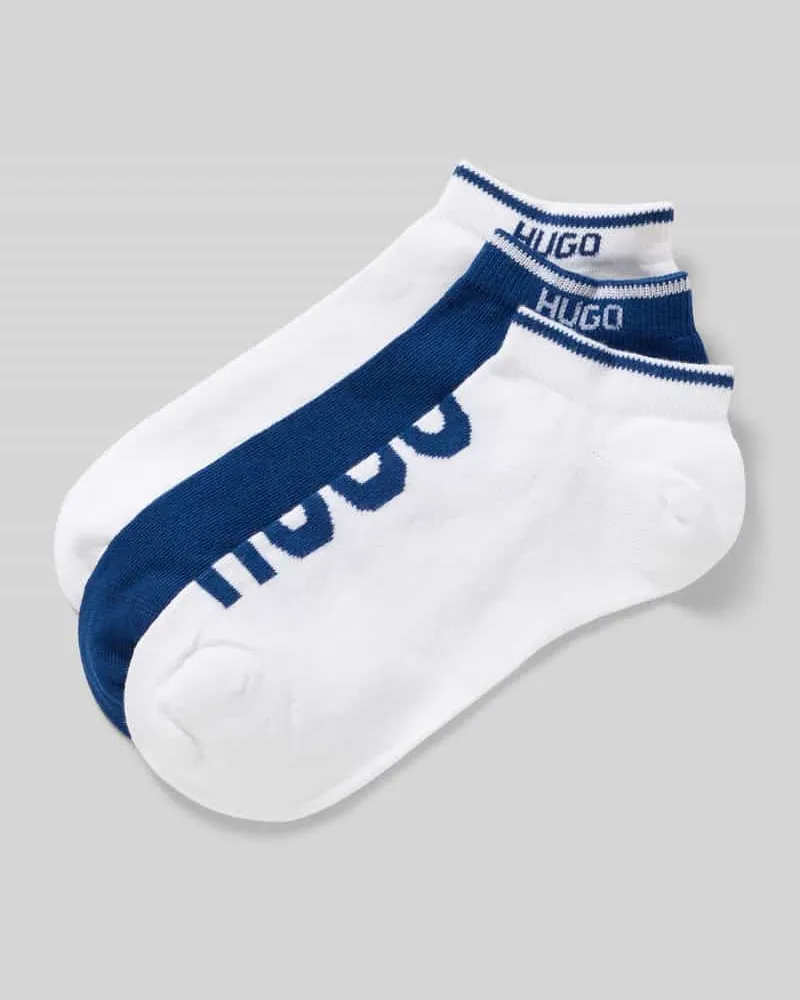 HUGO BOSS Sneaker-Socken aus Baumwoll-Mix im 3er-Pack Royal