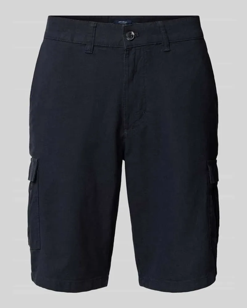 McNeal Regular Fit Leinenshorts mit Cargotaschen 