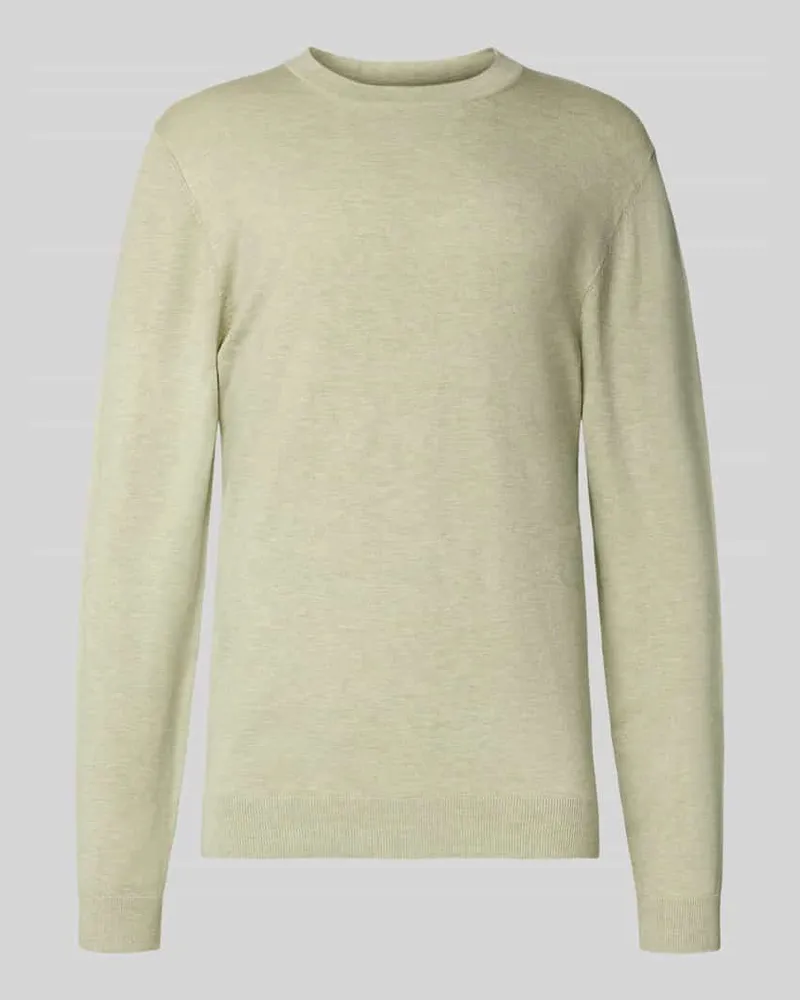 McNeal Strickpullover mit gerippten Abschlüssen 