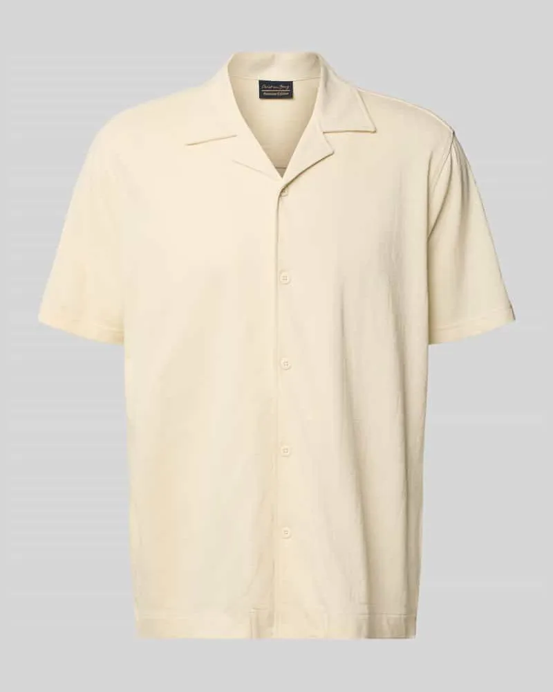 Christian Berg Relaxed Fit Poloshirt aus reiner Bio-Baumwolle mit Reverskragen 