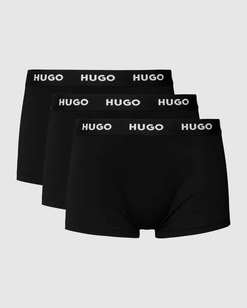 HUGO BOSS Trunks mit Label-Details im 3er-Pack Black