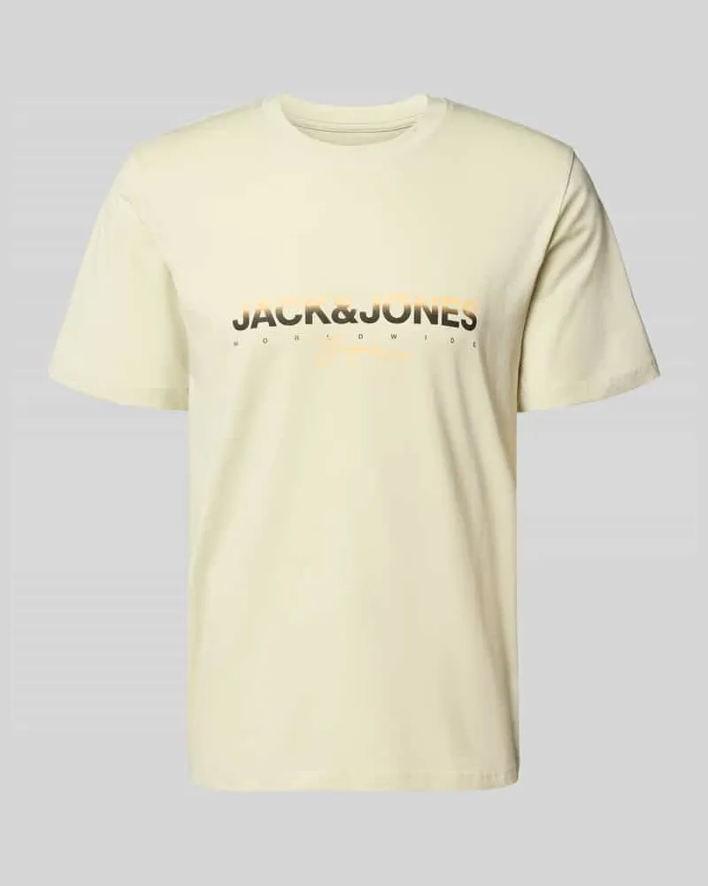 Jack & Jones T-Shirt mit Label-Print 