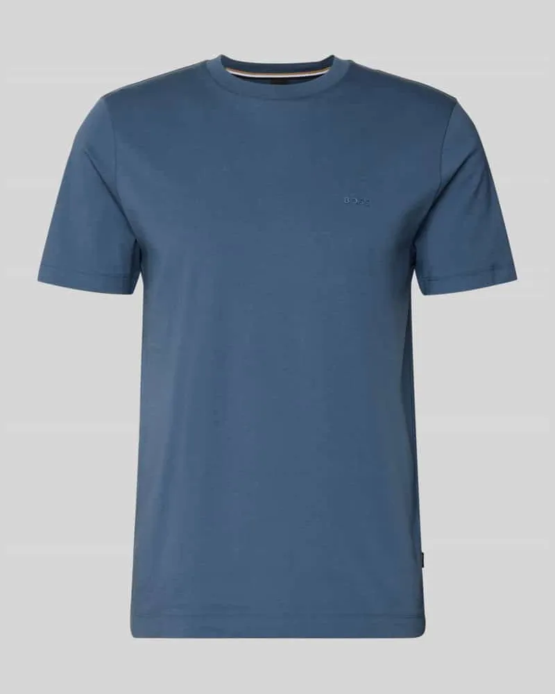 HUGO BOSS Regular Fit T-Shirt aus reiner Baumwolle Modell 'THOMPSON Blau