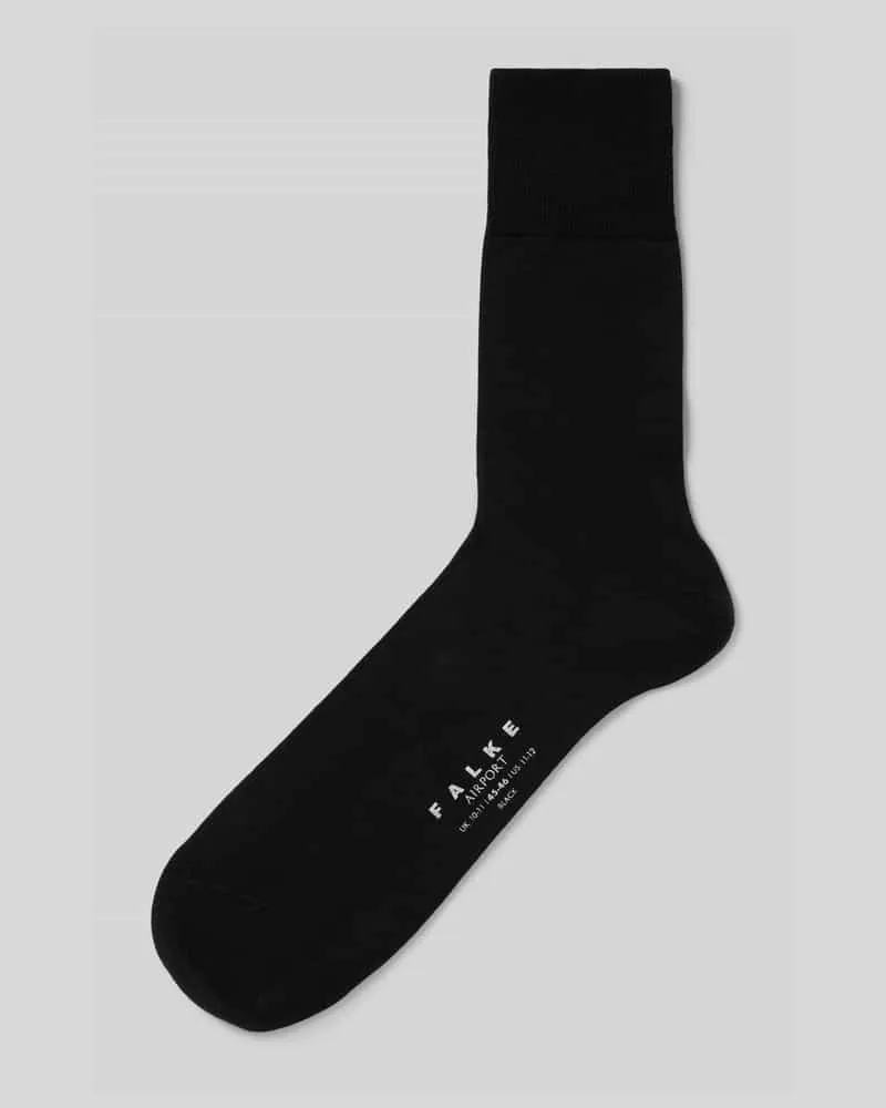Falke Socken mit Label-Print im 3er-Pack Black