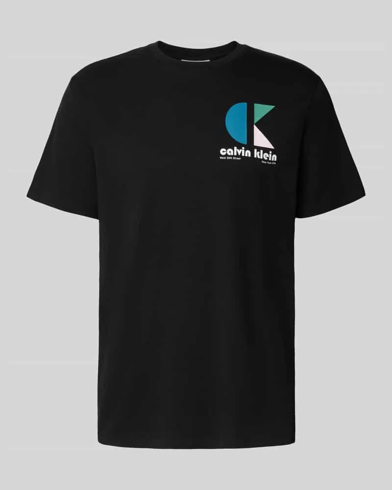 Calvin Klein T-Shirt mit Label-Print 