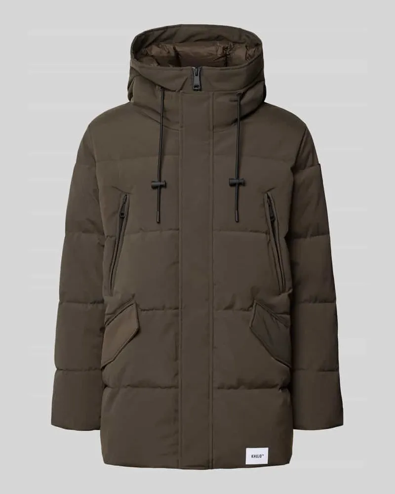 khujo Steppjacke mit Kapuze Modell 'ROLLO Oliv