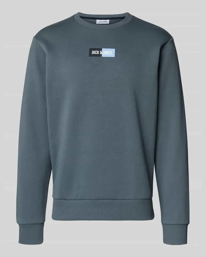 Jack & Jones Regular Fit Sweatshirt mit Logo-Print Modell 'Pan 