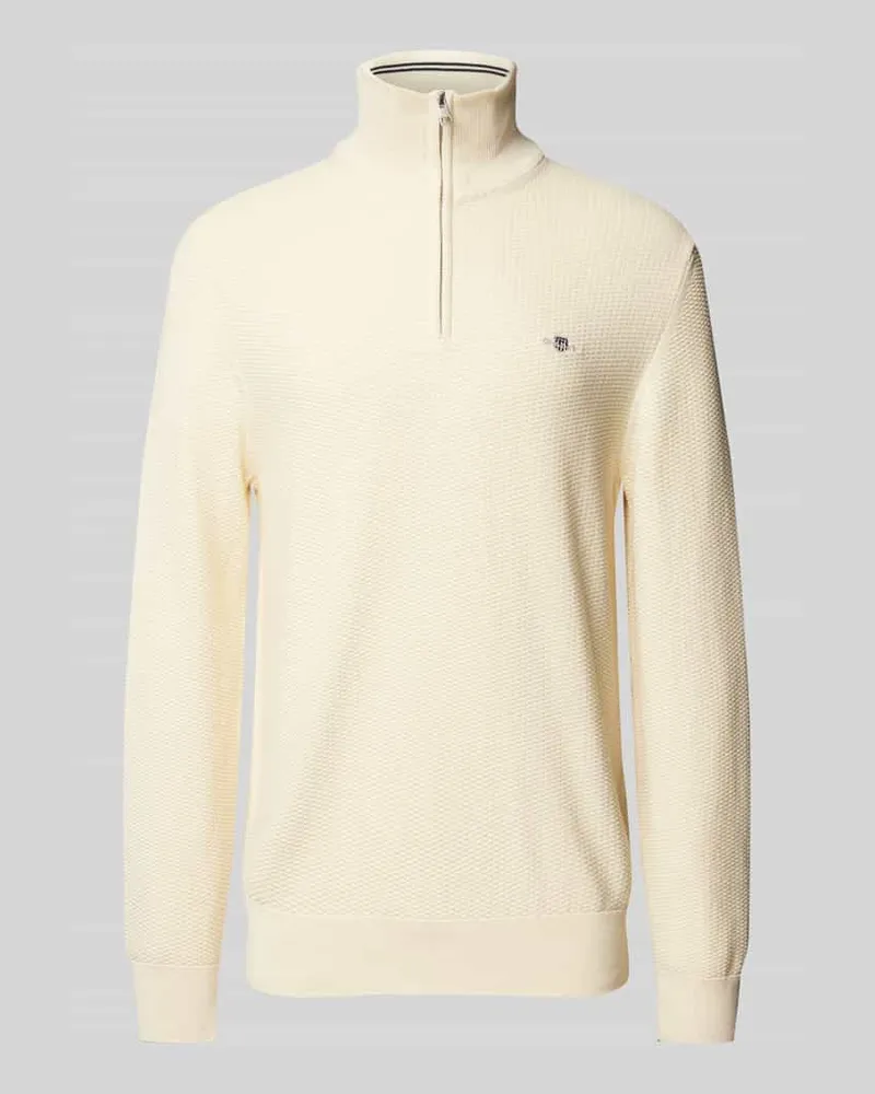 Gant Pullover mit Label-Stitching 
