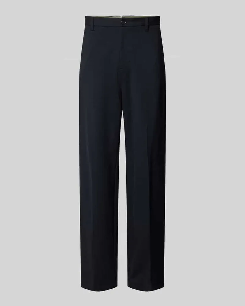Marc O'Polo Wide Leg Chino aus Viskose-Mix Modell 'MOSSBO' - × DFB Travel Collection 