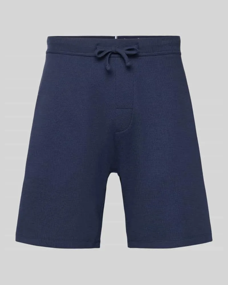 Christian Berg Shorts mit elastischem Bund Marine