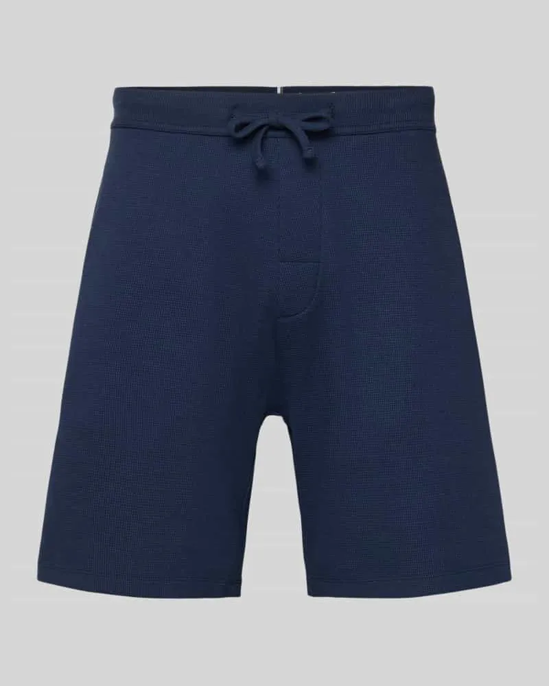 Christian Berg Shorts mit elastischem Bund Marine