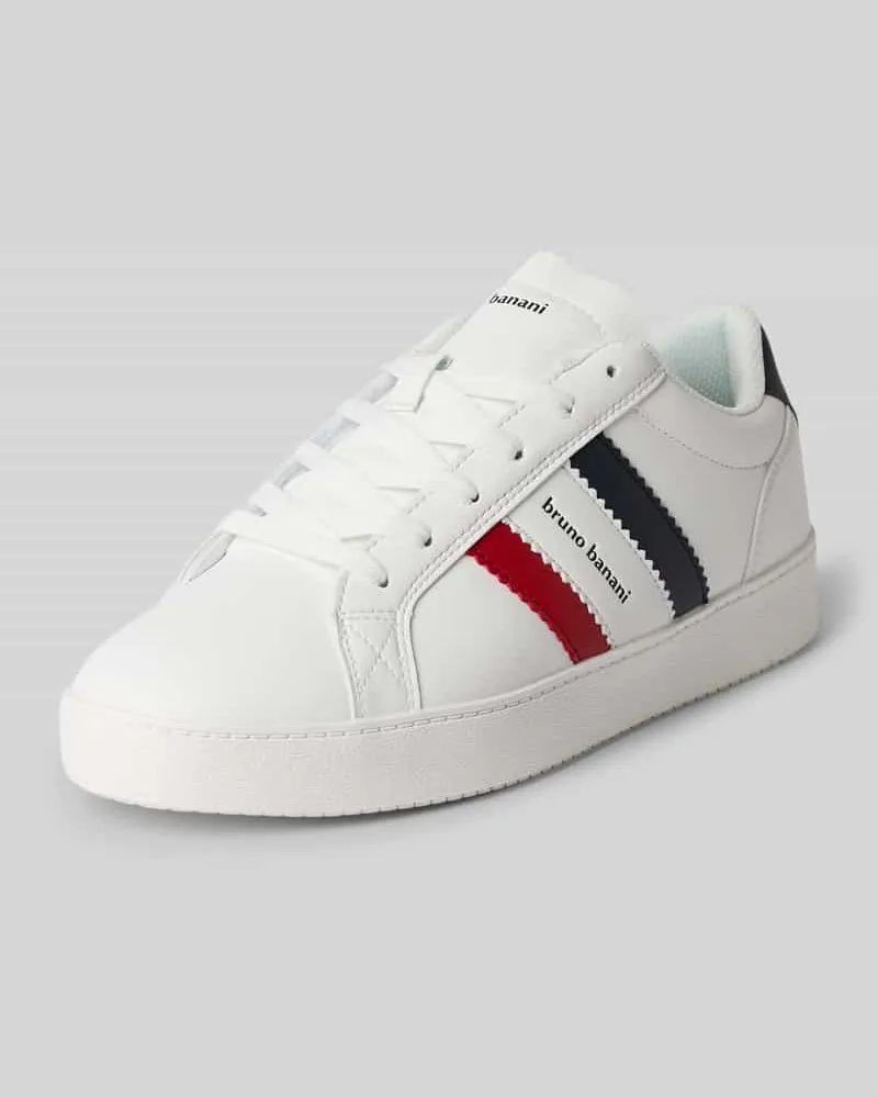 Bruno Banani Sneaker mit Label-Details Modell 'TLV Weiss