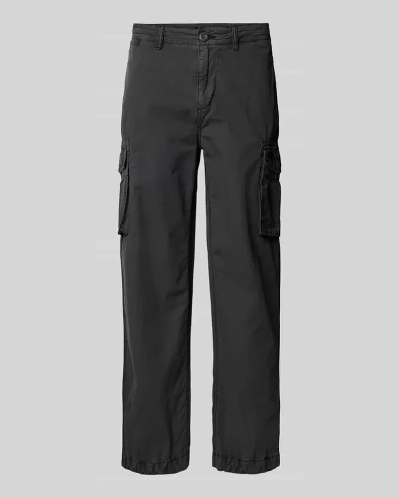 Superdry. Regular Fit Cargohose mit Eingrifftaschen Oliv