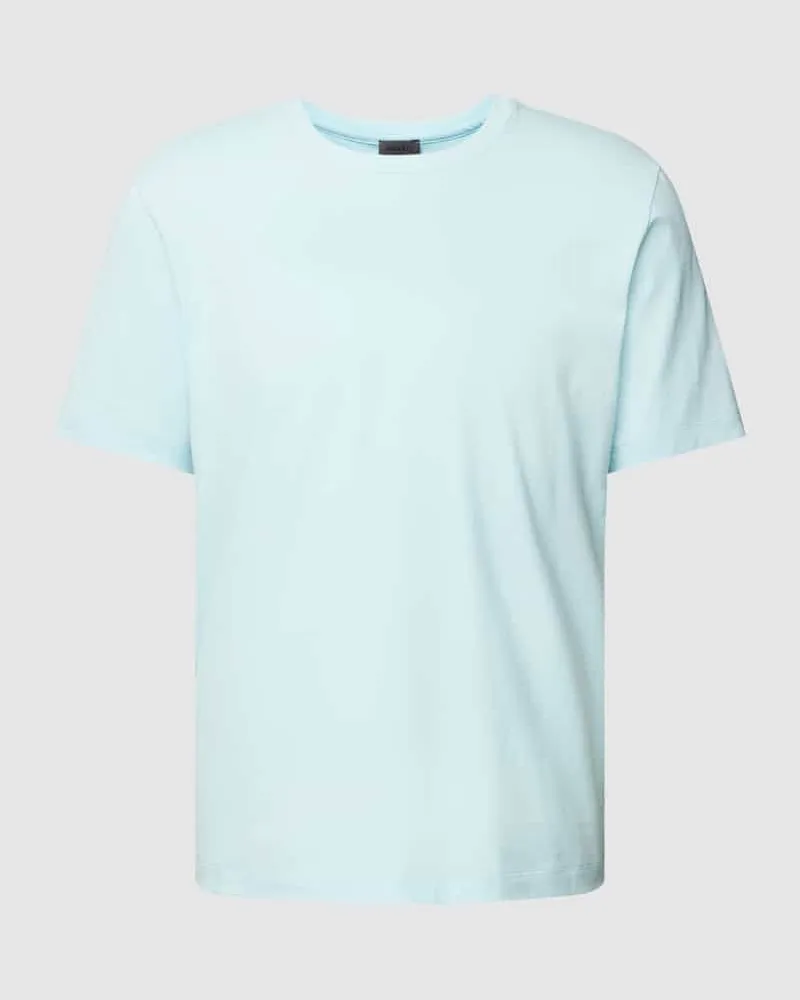 Hanro T-Shirt aus Single Jersey Aqua