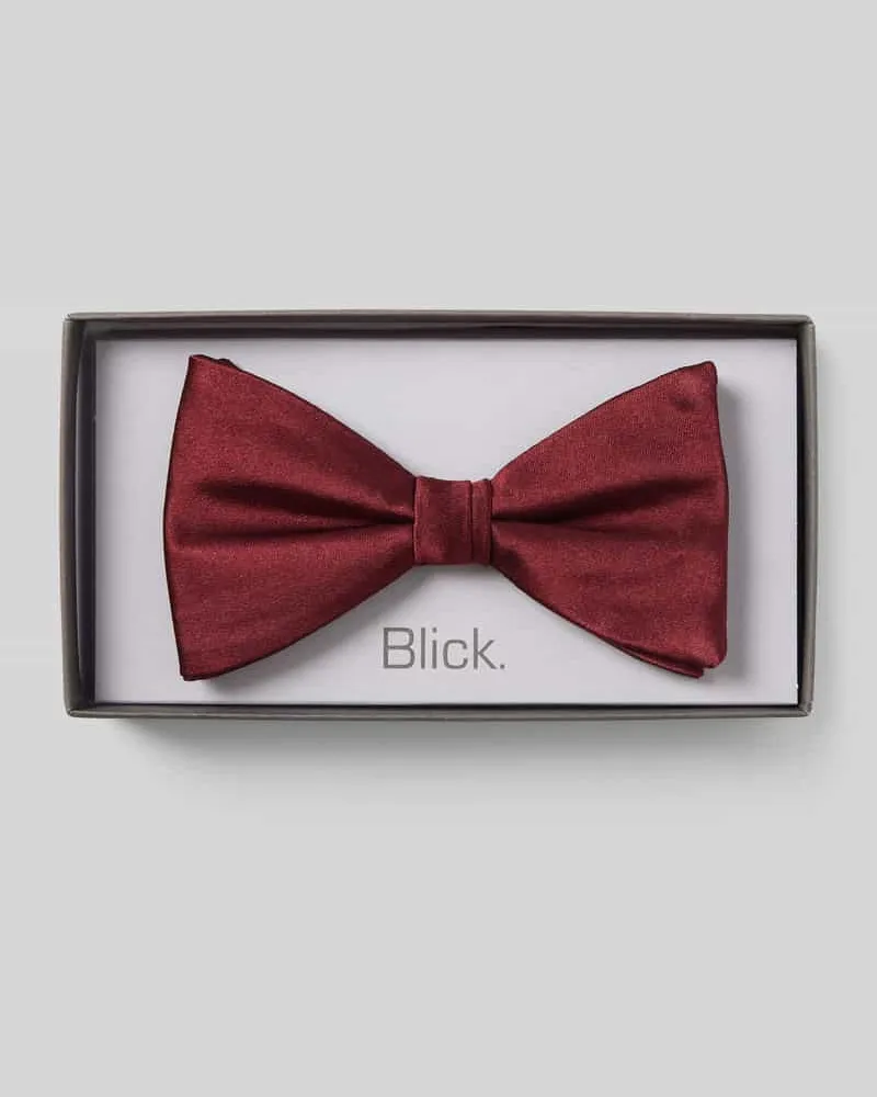 Blick Fliege aus reiner Seide Modell 'JERMYN Bordeaux