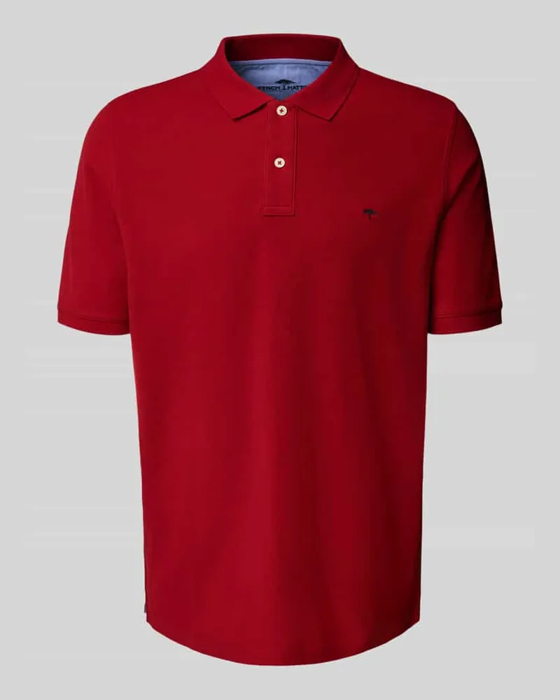 Fynch-Hatton Regular Fit Poloshirt mit Logo-Stitching 