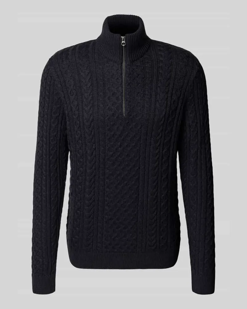 Jack & Jones Strickpullover mit gerippten Abschlüssen Modell 'BLUSEAN 