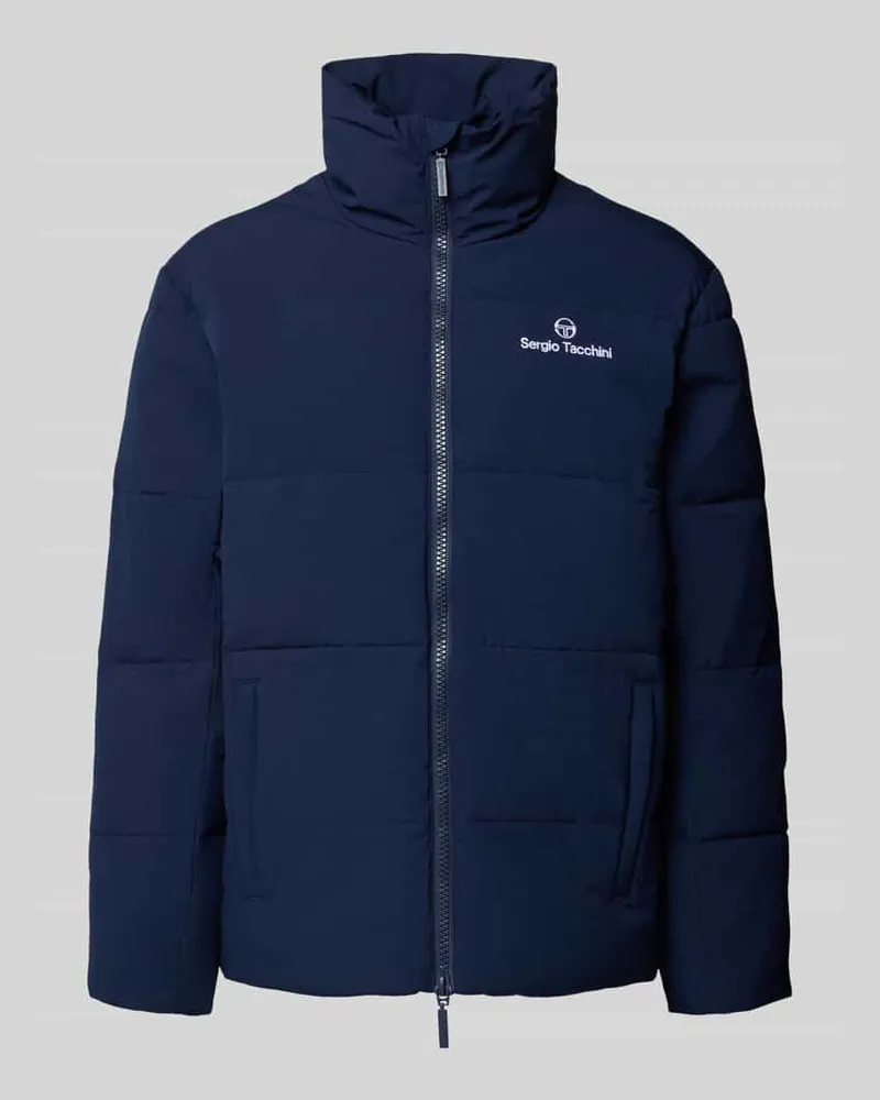 Sergio Tacchini Steppjacke mit Stehkragen Modell 'NILO Marine