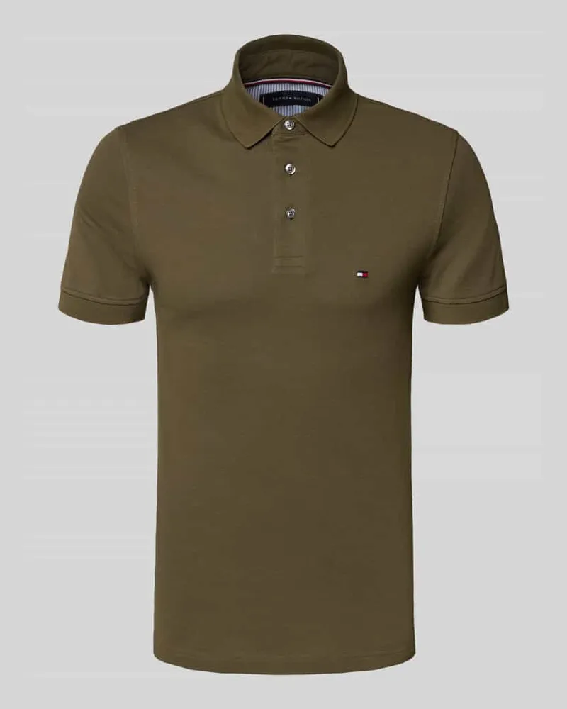 Tommy Hilfiger Slim Fit Poloshirt aus Baumwoll-Elasthan-Mix 