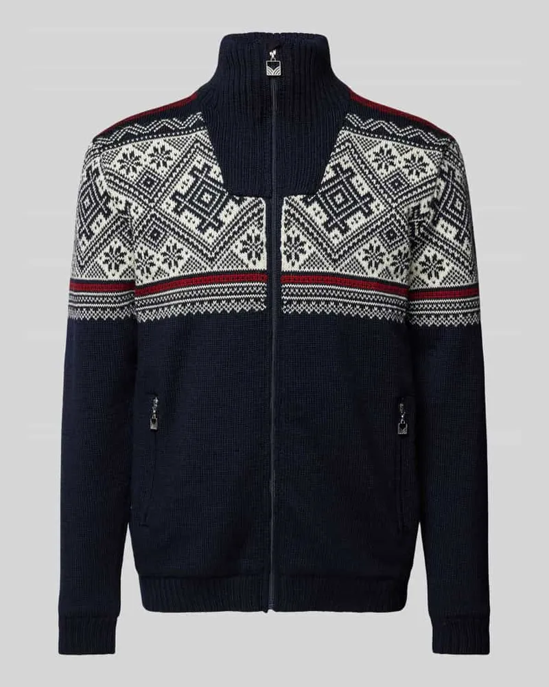 Dale of Norway Strickjacke mit Stehkragen Modell 'Hardanger 