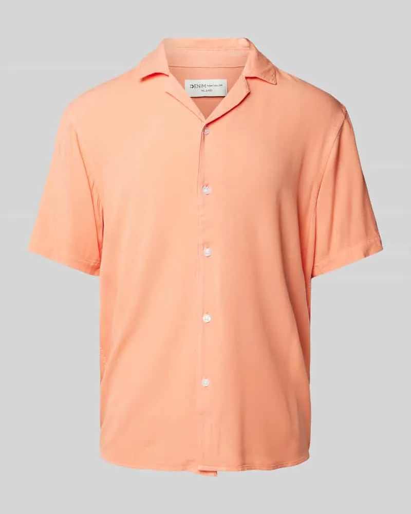 Tom Tailor Relaxed Fit Freizeithemd mit Reverskragen Apricot