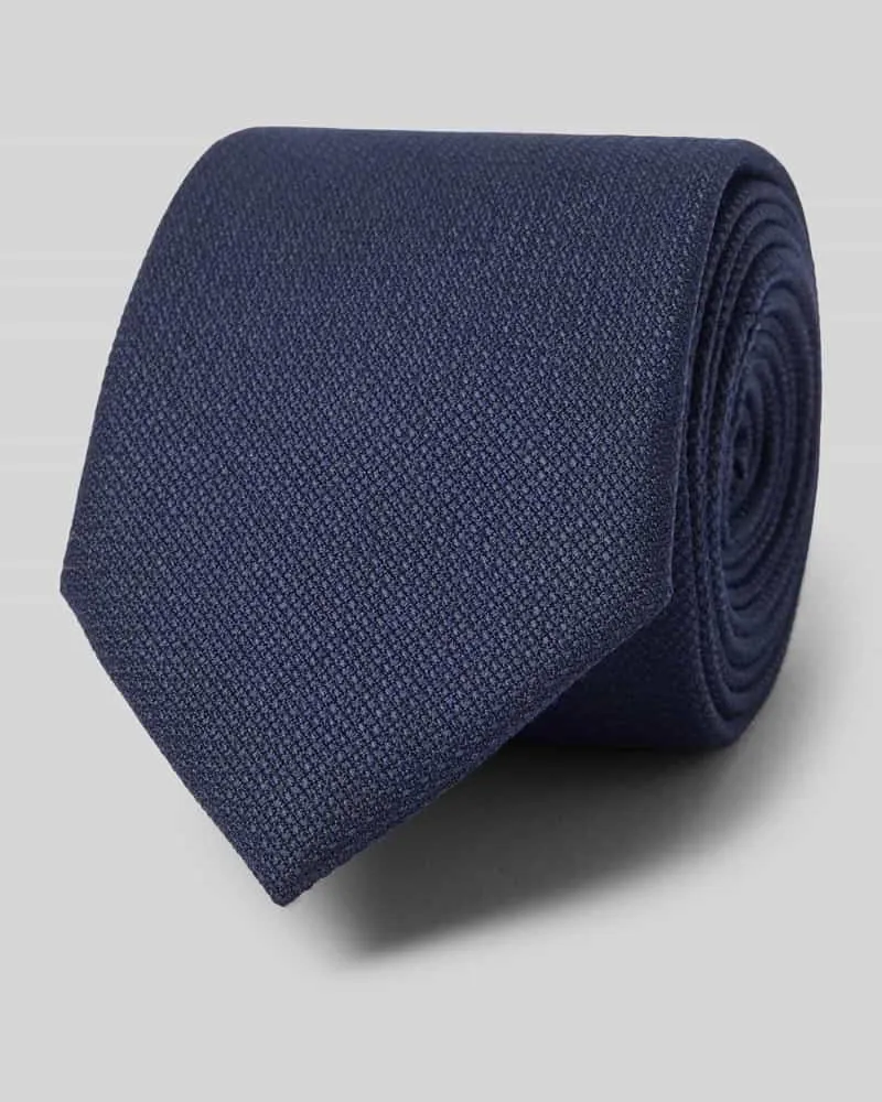 Altea Krawatte mit Label-Detail Modell 'Gange Marine