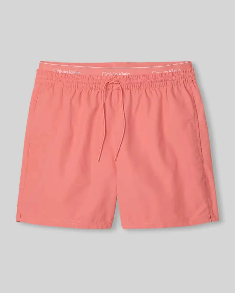 Calvin Klein Badeshorts mit Logo Bund Apricot
