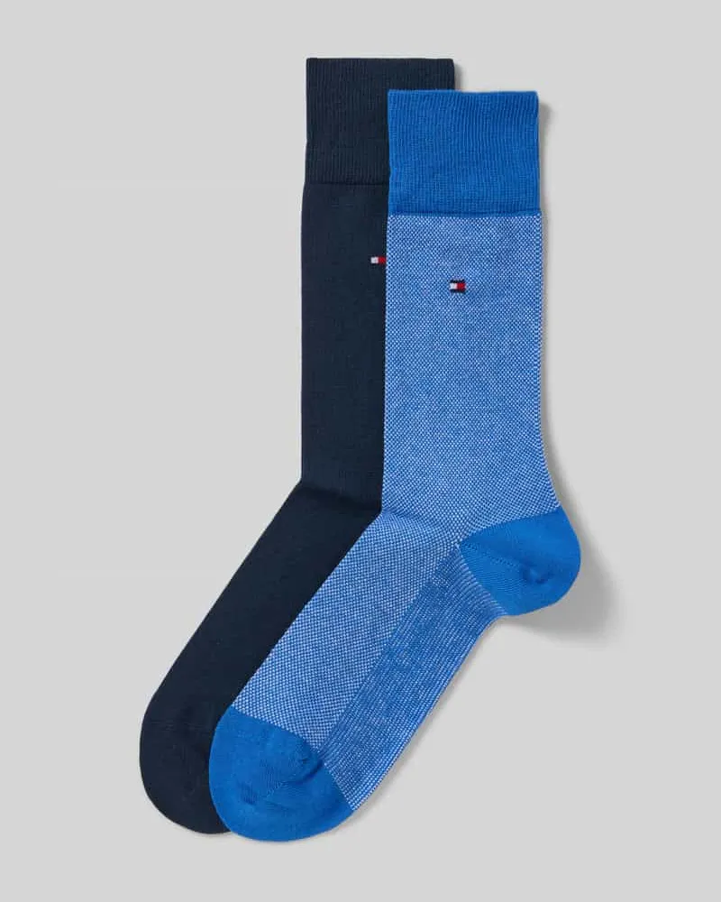 Tommy Hilfiger Socken aus Baumwoll-Mix im 2er-Pack Hellblau