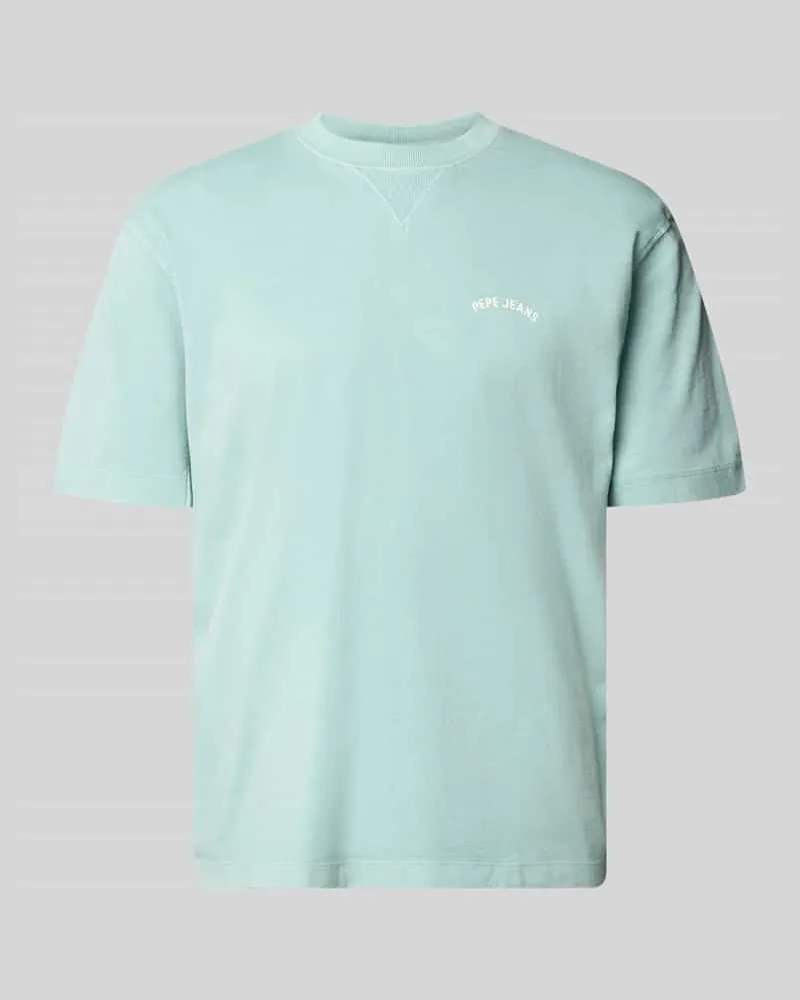 Pepe Jeans Regular Fit T-Shirt aus reiner Baumwolle Modell 'John Tee Aqua